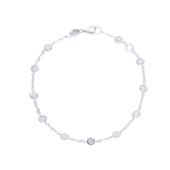 Bracciale Babila Milano Donna in Oro bianco Diamante BBET11CB02 - BBET11CB02